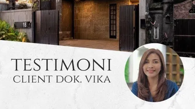 Desain Villa Modern Industrial 3 Lantai Bapak Anton 08052418 di Surabaya